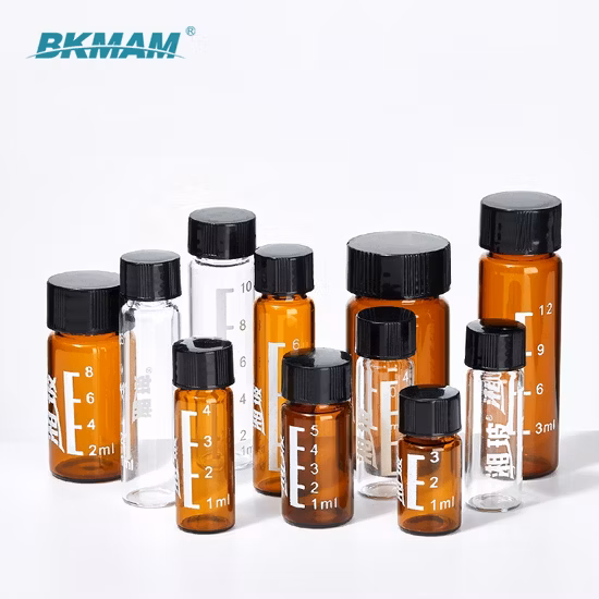 Good Quality Amber Glass Bottle Vial Reagent Bottle 30ml for Laboratory Storage