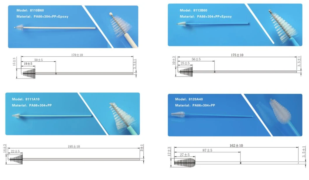 Medical Pap Smear Kit Disposable Pre-Sterilized Vagina Cytology Cervical Sampling Swab Brush