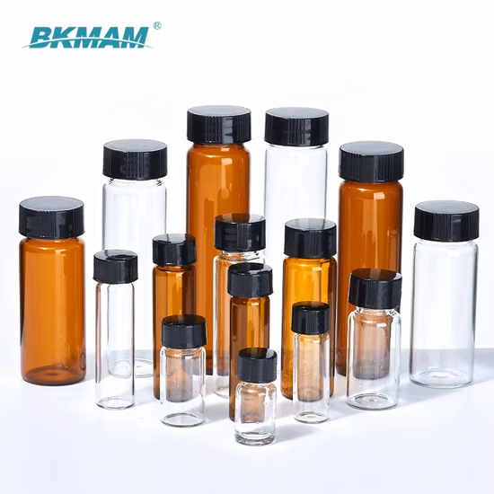 Good Quality Amber Glass Bottle Vial Reagent Bottle 30ml for Laboratory Storage