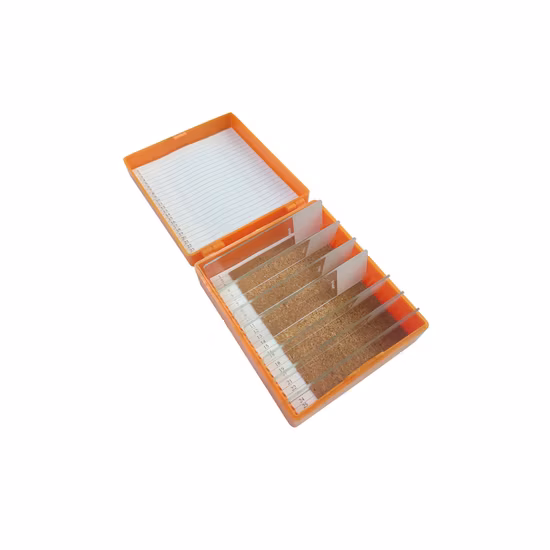 Laboratory Consumable Microscope Slide Storage Boxes with Highly Polished