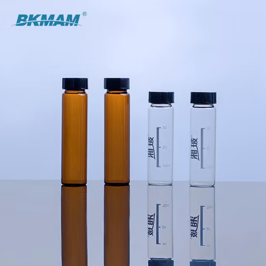 Good Quality Amber Glass Bottle Vial Reagent Bottle 30ml for Laboratory Storage