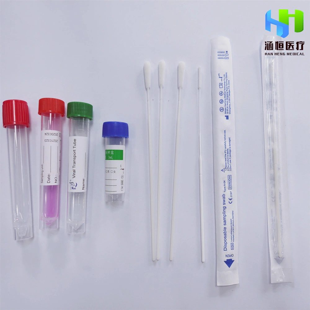 China Manufacturer 2ml 3ml Medical Transport Solution Gynecological Examination Kits with Cytology Brush