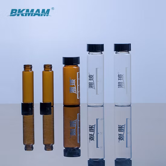 Gute Qualität, Braunglasflasche, Fläschchen, Reagenzflasche, 30 ml, für die Lagerung im Labor