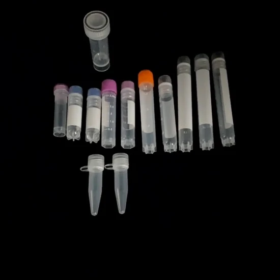 Plastic Lab 1,8 ml 2 ml Einfrieren von kryogenen Kryofläschchen, Röhrchen, Kryofläschchen